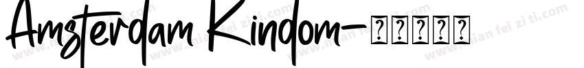 Amsterdam Kindom字体转换